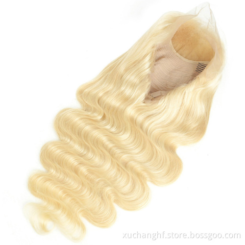 HF for Black Women Cuticle Aligned 13x6 13x4 4*4 Lace Closure Wigs Blonde 613 Lace Closure Front Human Hair Wigs